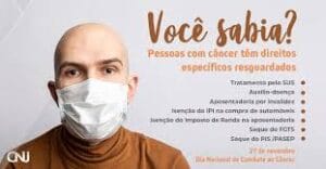 Quais são os direitos garantidos por lei para os pacientes com câncer no Brasil?