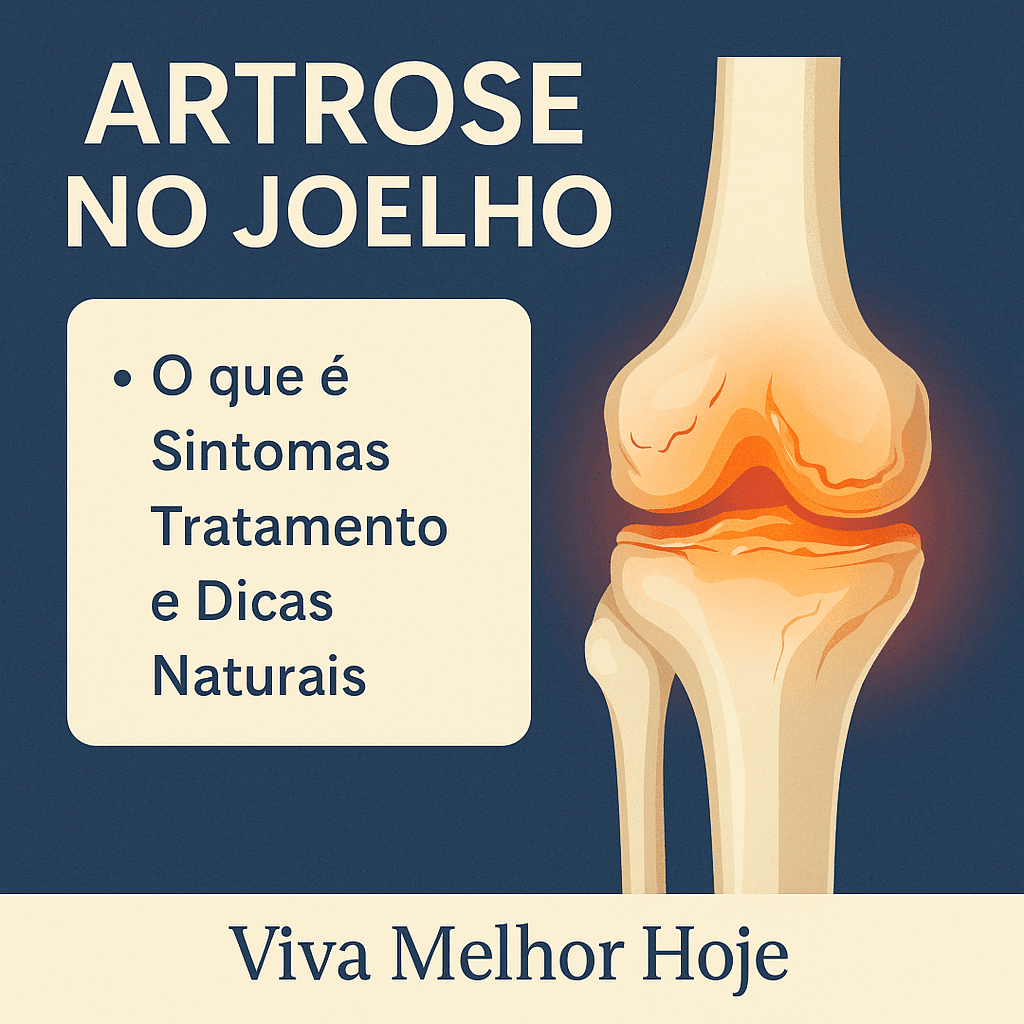 🦵 Artrose no Joelho: O Que É, Sintomas, Tratamento e Dicas Naturais para Aliviar a Dor