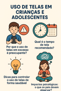 Uso de Telas em Crianças e Adolescentes: Como Proteger a Saúde Digital dos Seus Filhos